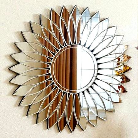 Radiating Petal Sunburst Mirror
